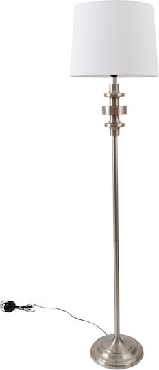 Zen Collection Floor Lamp Height 138cm Silver Zen Collection Floor Lamp Height 138cm Silver