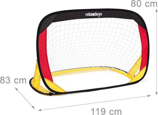 Relaxdays Football Goal 80x119x83cm