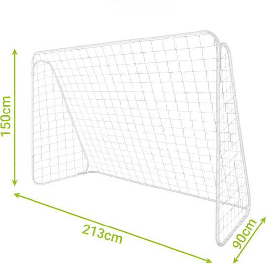 Τέρματα Ποδοσφαίρου 213x150x90cm Σετ 2τμχ