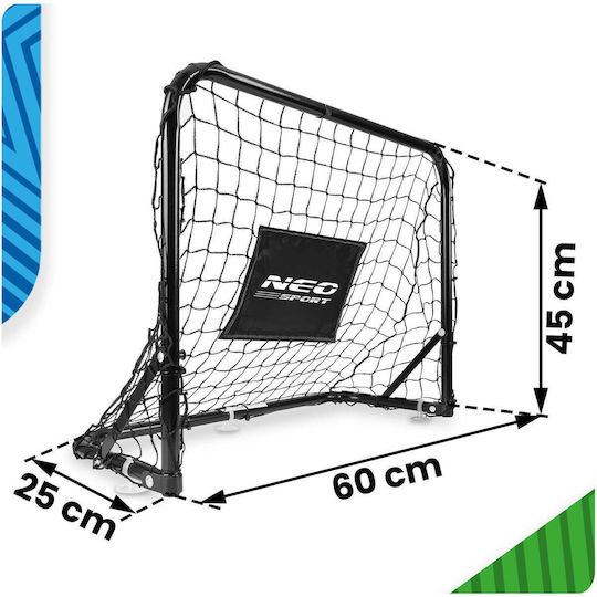 NEO Sport Τέρματα Ποδοσφαίρου 60x45x25cm Σετ 2τμχ