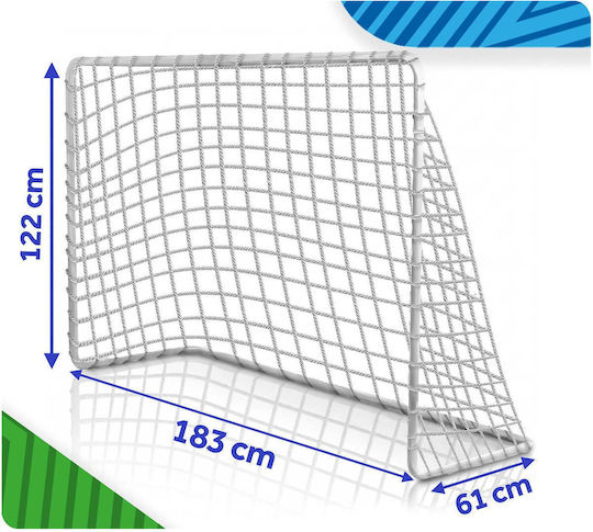 NEO Sport Τέρματα Ποδοσφαίρου 183x122x61cm Σετ 2τμχ