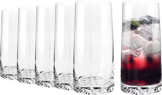 Krosno Set Glasses for Water Whiskey and Cocktail Crystal 350ml 6 Pieces