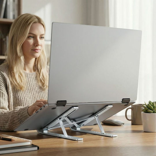 Wozinsky WDCX-X8S Βάση Στήριξης για Laptop έως 16" Ασημί