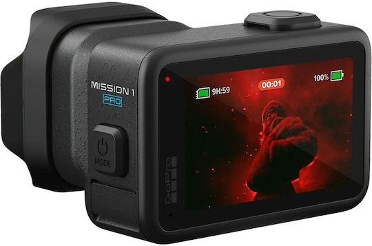 GoPro Mission 1 PRO Action Camera 8K Υποβρύχια Standard με Οθόνη Αφής 2.59" και Wi-Fi Μαύρη