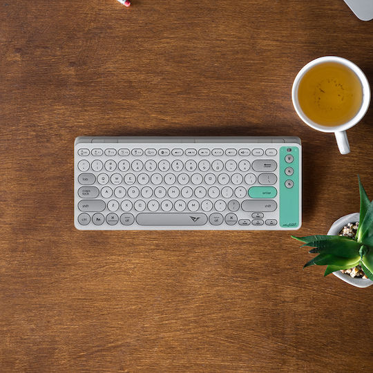 Alcatroz Airdock 2 Kabellos Bluetooth Nur Tastatur Internationales Englisch Winter White