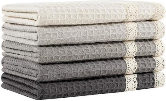 SteweHome Kitchen Towel Made of 100% Cotton 40x60cm 5 Pieces