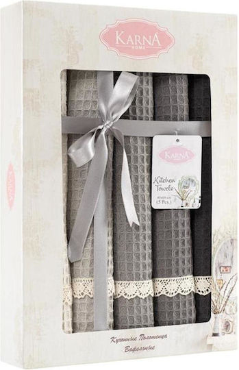SteweHome Kitchen Towel Made of 100% Cotton 40x60cm 5 Pieces