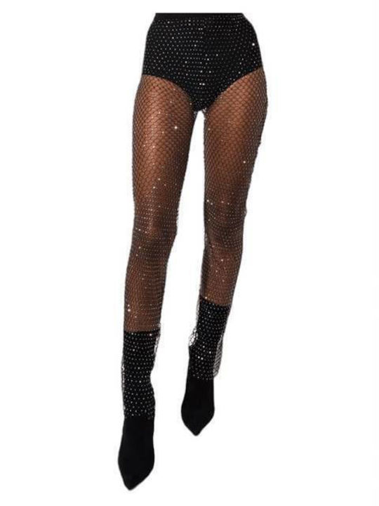 Pantaloni Dama Din Țesătură Negru