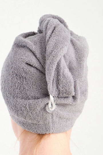 SteweHome Microfiber Body Towel 100gr/m² Gray 183x68cm
