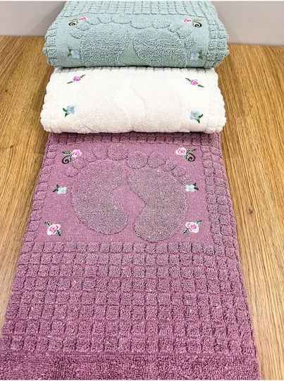 SteweHome SteweHome Badematten Baumwollset Grün 50x70cm 3 Stück