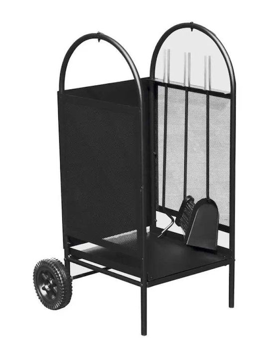 HD Wooden Firewood Transport Trolley