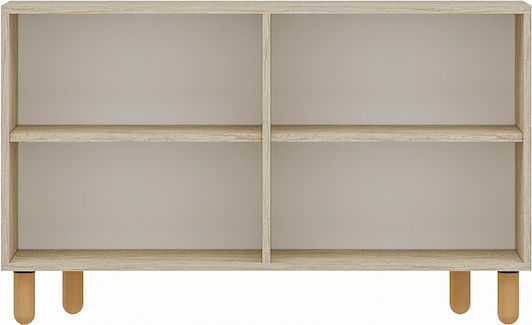 Μπουφές Ξύλινος Καφέ 120x30x75cm