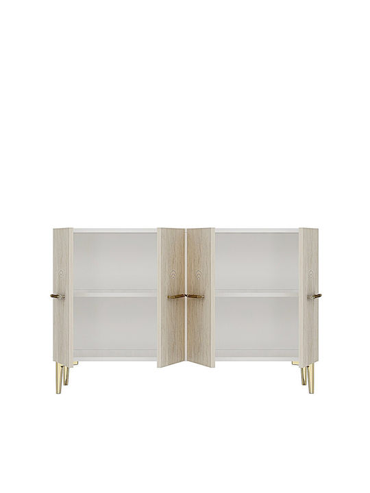 Wooden Sideboard Multicolour 120x32x75cm