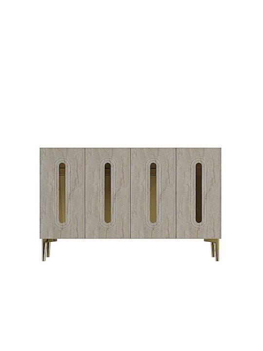 Μπουφές Ξύλινος Καφέ 120x32x75cm