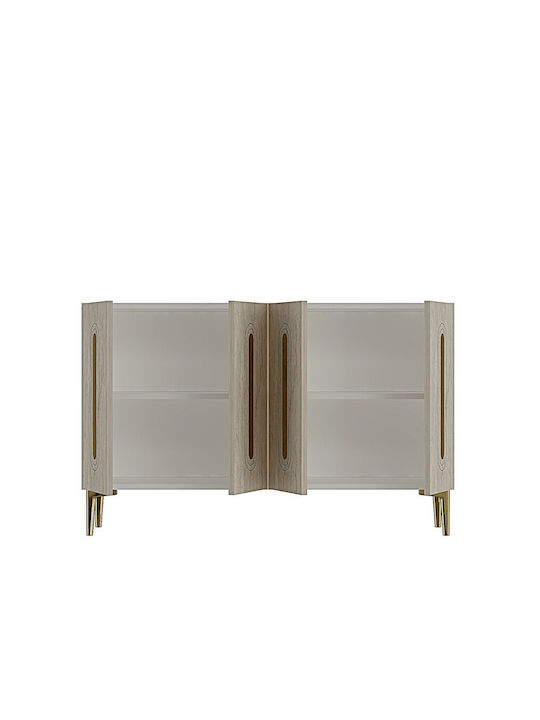 Μπουφές Ξύλινος Καφέ 120x32x75cm