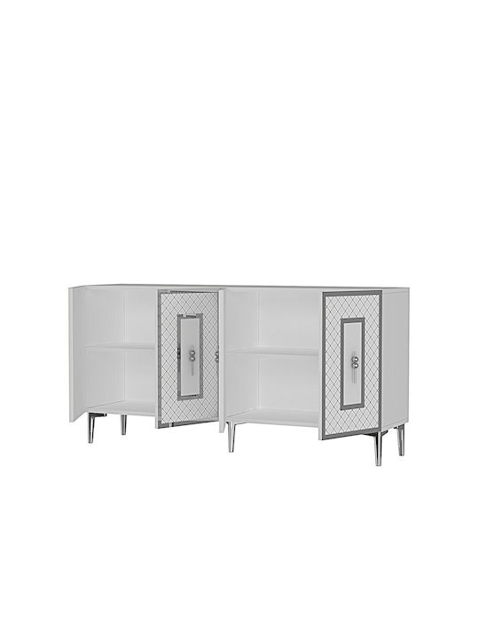 Буфет Дървен SteweHome Кафяв 150x32x75cm
