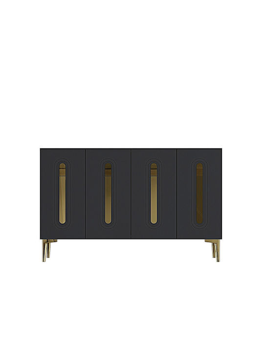 Μπουφές Ξύλινος Καφέ 120x32x75cm