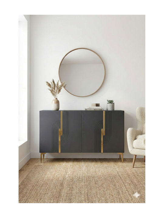 Μπουφές Ξύλινος Καφέ 120x30x75cm
