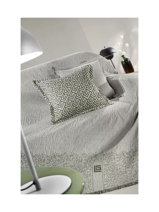 Guy Laroche Moreno Decorative Pillow Case Made of 100% Cotton Verde 50x50cm