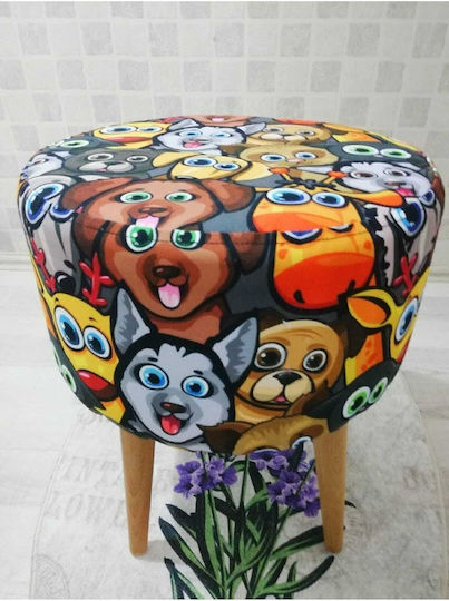 Multicolour Footstool