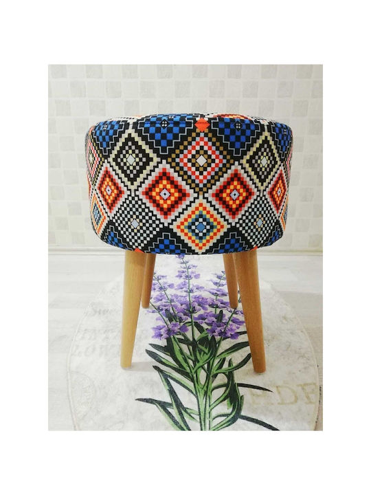 Suport Pentru Picioare Din Lemn Multicolor