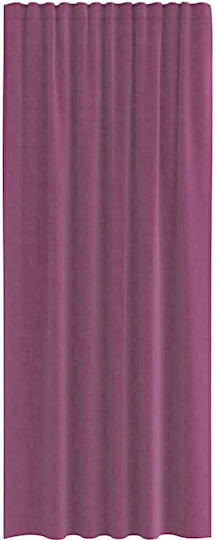 vidaXL Комплект Пердета И Завеси С Презрамки Voile Лилави 140x245см