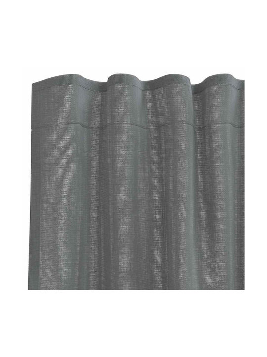 vidaXL vidaXL Vorhänge Fenster mit Oberer Registerkarte Dunkelgrau 140x225cm