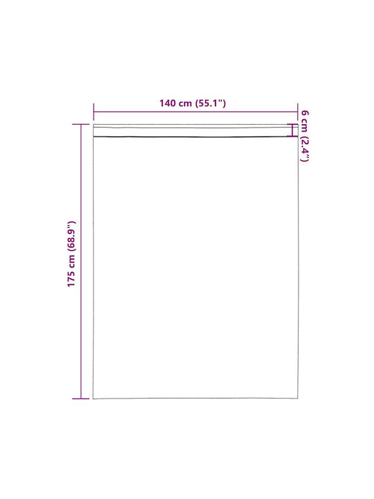 vidaXL vidaXL Set Vorhänge Fenster mit Oberer Registerkarte Dunkelgrau 140x175cm