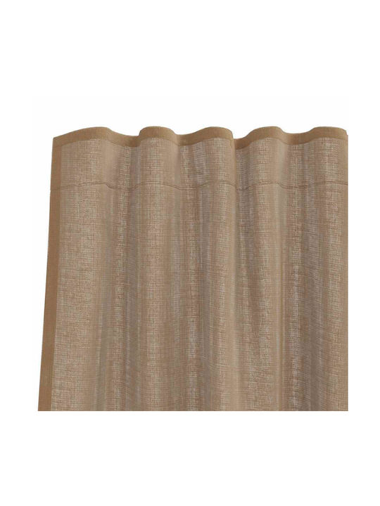vidaXL vidaXL Vorhänge Fenster mit Grommet Offenes Braun 140x260cm