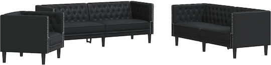 vidaXL Wohnzimmermöbel-Set 3-Sitzer & 2-Sitzer & Sessel