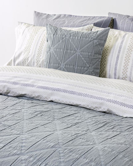 Nima Μαξιλαροθήκη Drift Grey 45x45εκ.