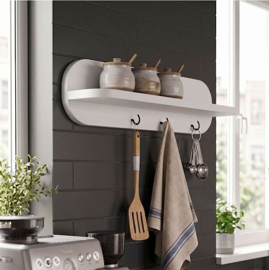 SteweHome Agățătoare De Perete Din Lemn 60x14x11cm SteweHome Agățătoare De Perete Din Lemn 60x14x11cm