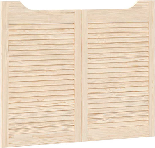 Vidaxl Uși Swing Natur 80 X 50 Cm Lemn Masiv de Pin