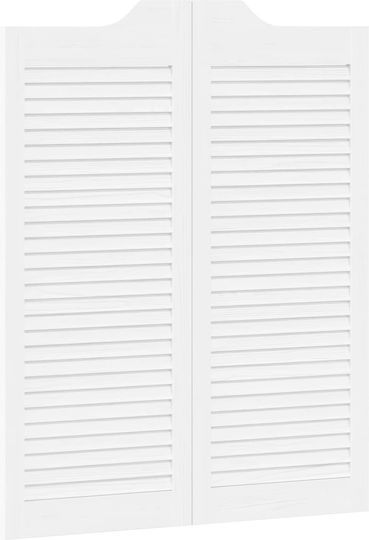 Doors Swing White 100 x 40 cm Solid Pine Wood 42047177 White