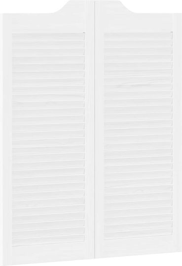 Doors Swing White 100 x 40 cm Solid Pine Wood 42047177 White