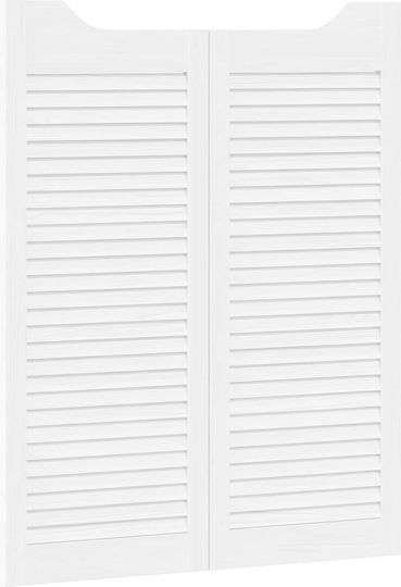 Doors Swing White 100 x 40 cm Solid Pine Wood 42047177 White