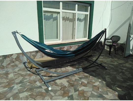 SteweHome Klappbare Hängemattenständer Metallisch Einstellbar 360x275cm