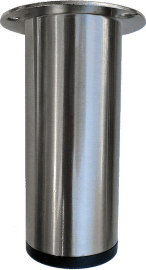 Import Hellas A160 Metallic Furniture Leg with Regulator 4.2x4.2x10cm Nickel Matte 10 A160