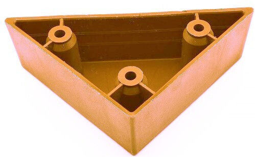 Hoff Kunststoff Möbelbein Für Couch 6x6cm Braune