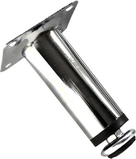 FFG Metallic Furniture Leg with Regulator Suitable for Table / Coffee Table / Office 3x3x15cm Silver