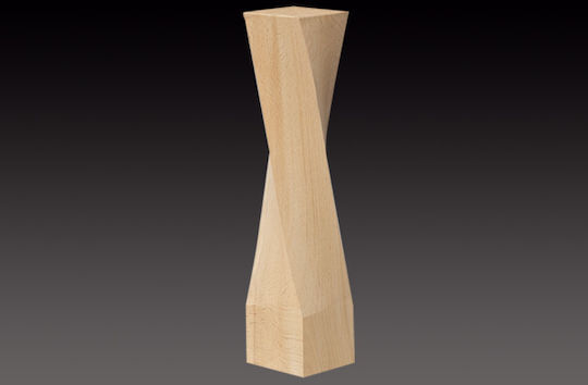 Morseto 301-400 Wooden Furniture Leg Suitable for Table / Coffee Table 9x9x40cm Unfinished 40