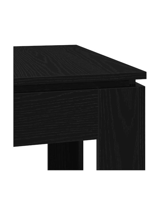 Esstisch Holz Schwarz Eiche 120x60x76cm