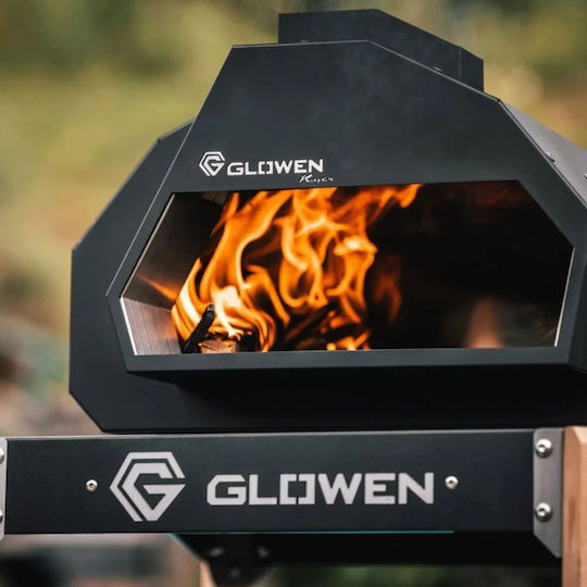 Glowen Cuptor De Pizza De Lemn Tradițional Glow R1 Oven Negru