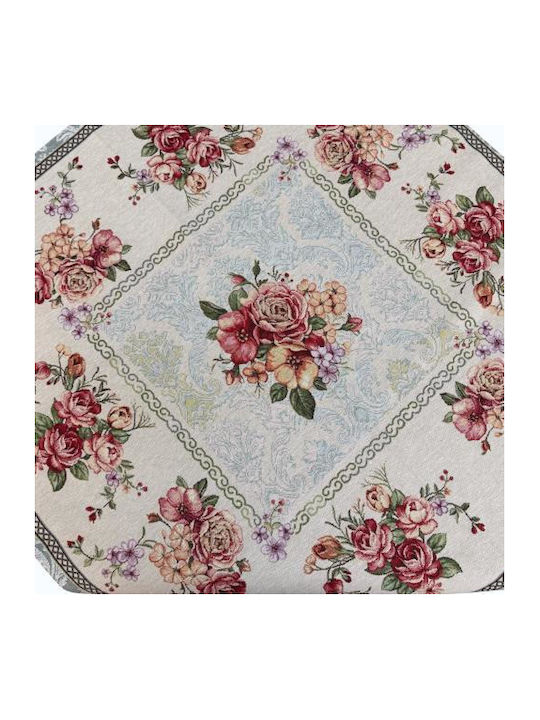 Linea Home Checkered Tablecloth Set 5 Pieces Modrian Modrian 90x90cm