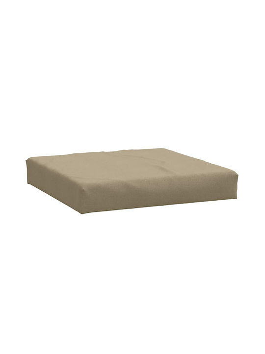vidaXL Garden Chair Cushions with Backrest Taupe 3 Pieces