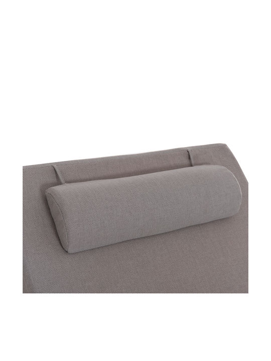 HomeMarkt Waterproof Sunbed Cushion with Backrest Olefin Fishbone