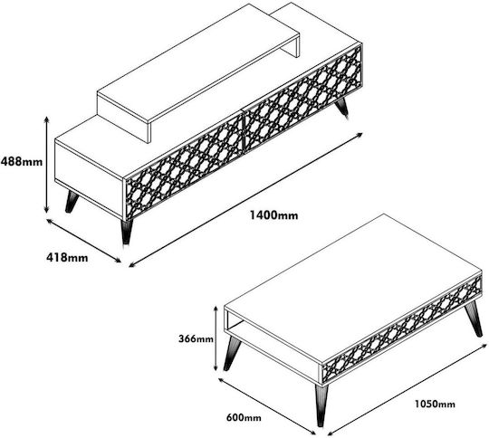 Furniture Set STE-002550-V4465 2 Pieces