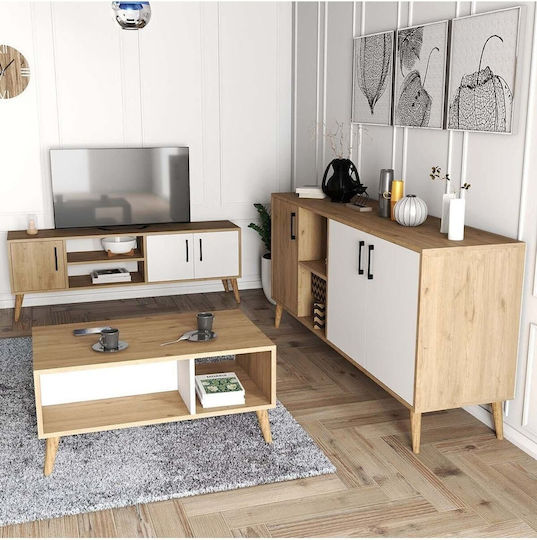 SteweHome SteweHome Studentenmöbel-Set Wohnzimmer & Esszimmer 3 Stücke STE-020177-P20177
