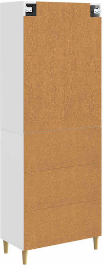 Библиотеки Бели (2 бр.) 66x34.5x95 см