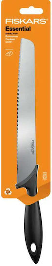 Fiskars Essential Cuțit de Pâine din Oțel Inoxidabil 23cm